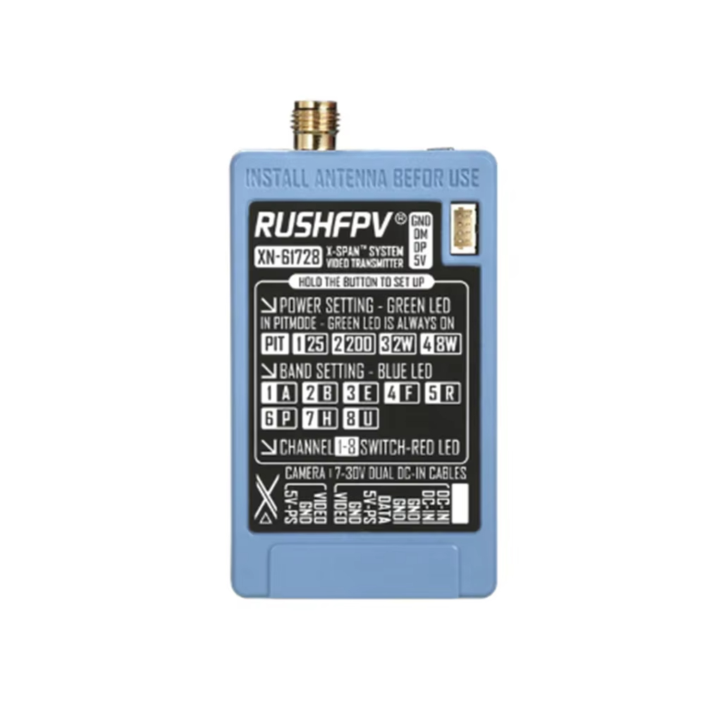 RUSHFPV 6.1‑7.2G 8W X61728 VTX - đánh giá và giá Fpv Drone Transmitter