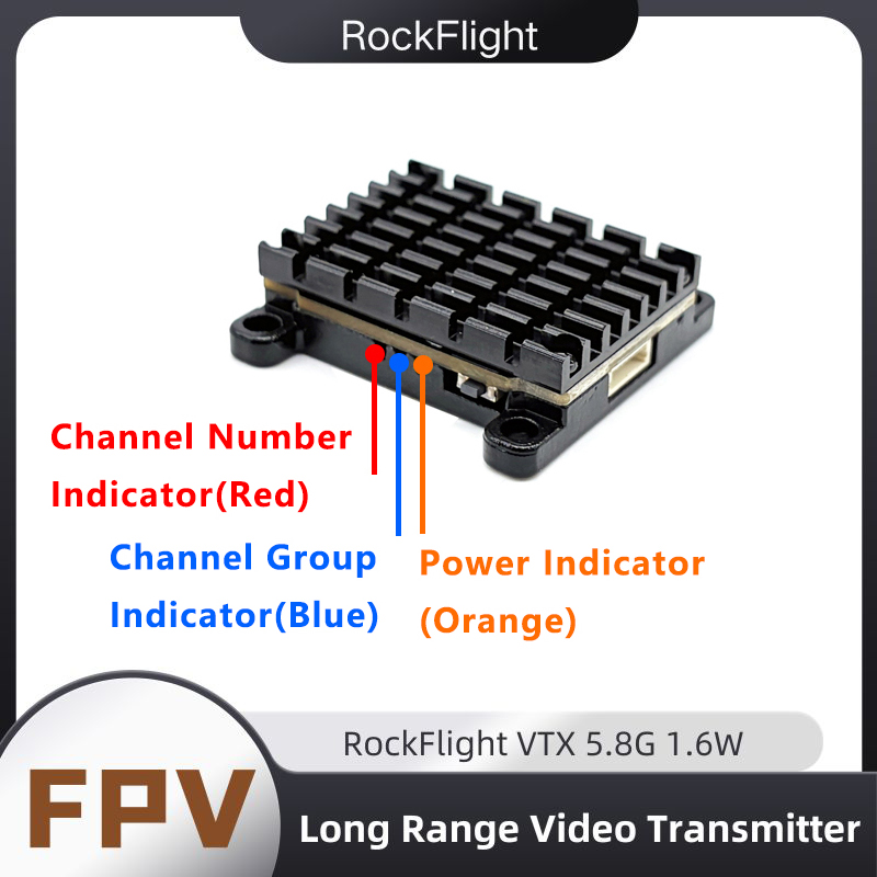 RockFlight TX663 VTX 5.8G 48CH - đánh giá và giá Fpv Drone Receiver