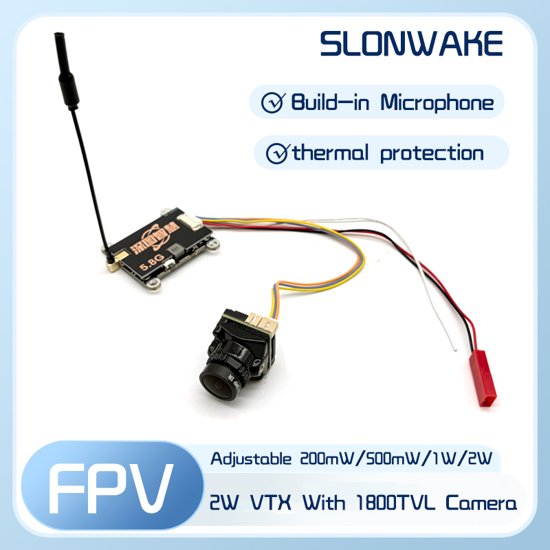SLONWAKE 5.8G 56CH 2W transmit - đánh giá và giá Fpv Drone Receiver